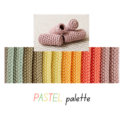 Crochet CHAIR SOCKS | PASTEL PALETTE