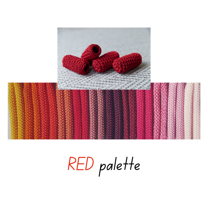 Crochet CHAIR SOCKS | RED PALETTE